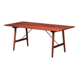 Table de Chasse avec Pieds Croisés par Erhard Rasmussen, Norvège, 1960s