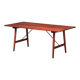 Hunting Table with Crossed Legs by Erhard Rasmussen, Norway, 1960s