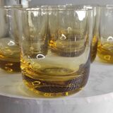 Verres ambré vintage