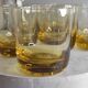 Verres ambré vintage