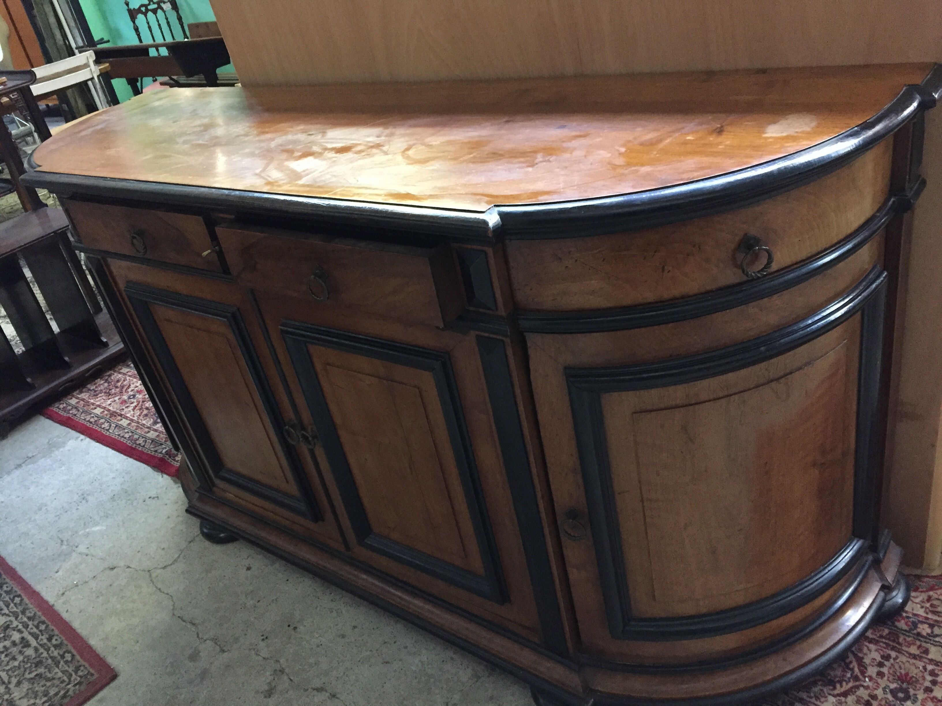 Napoleon III walnut buffet