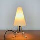 Tarogo lamp from the 90s, opaline and metal