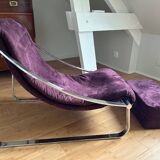 Vintage armchair & ottoman 70s