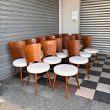 Set of 14 Baumann bistro chairs