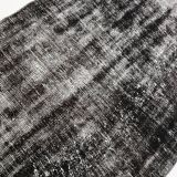 3x9 Shabby Chic Black Gray Turkish Runner Rug, 90x277Cm