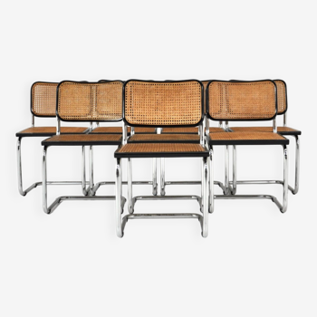 Ensemble de 8 chaises de salle à manger Style B32 par Marcel Breuer
