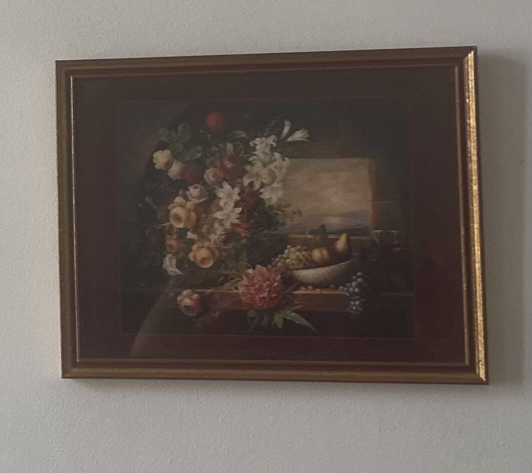 Flower portrait illustration