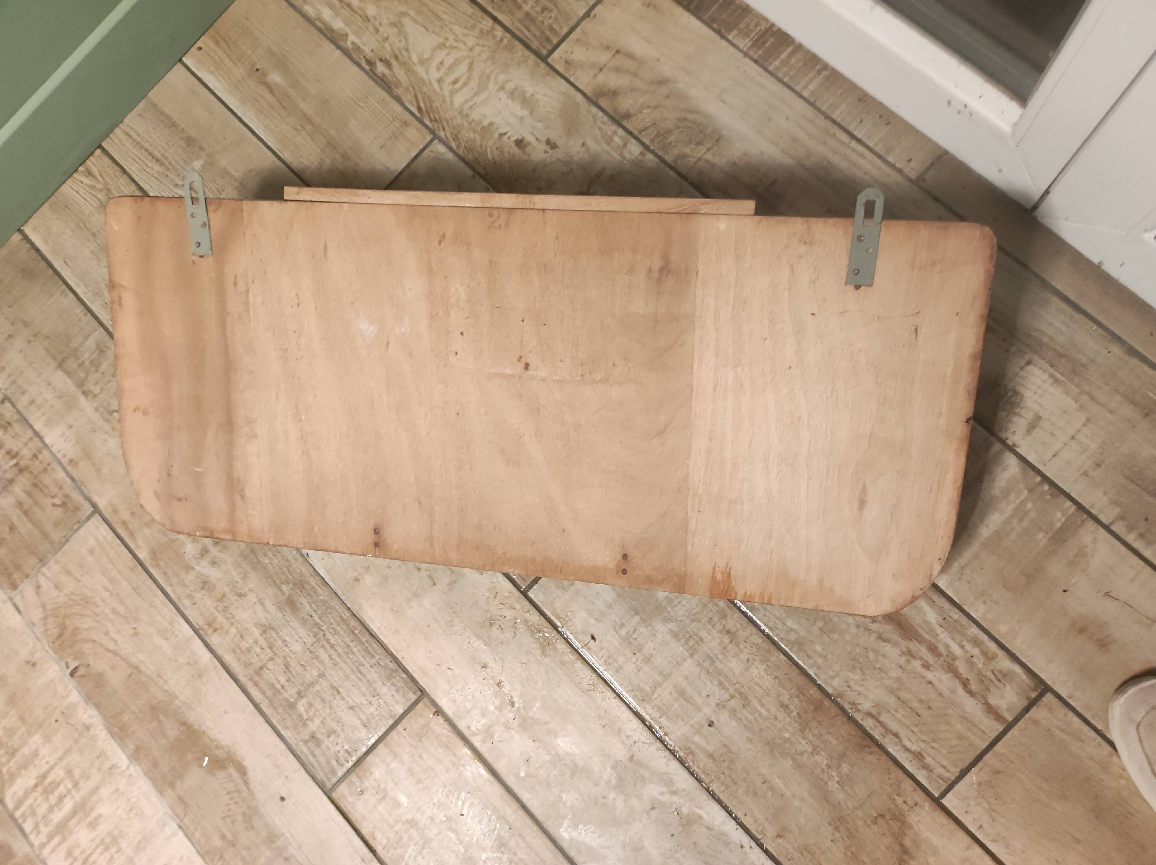 Wall cloakroom wood coat racks hooks aluminum vintage mirror