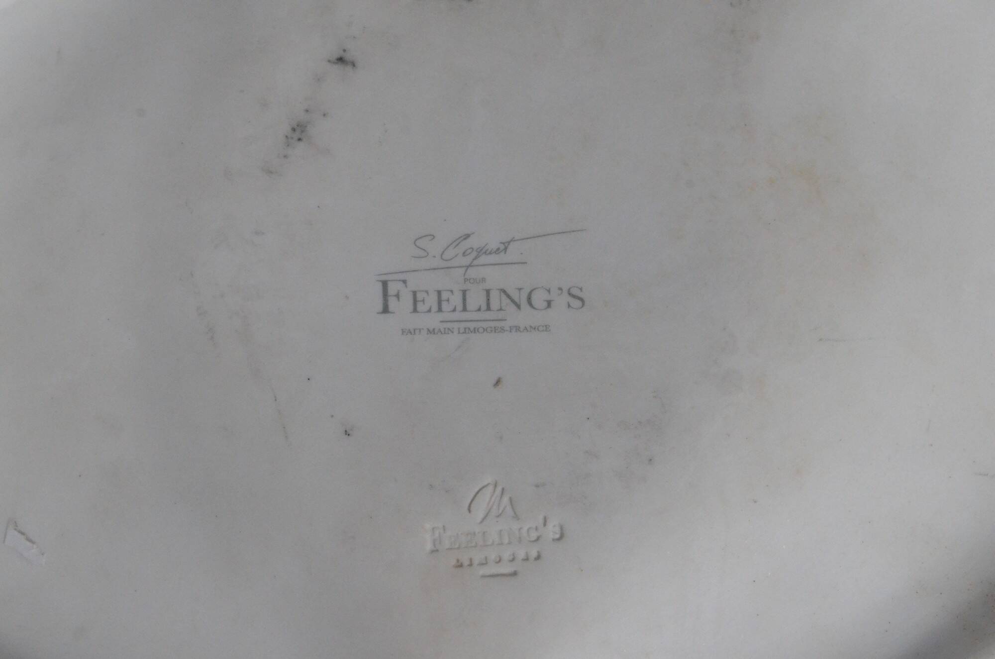 Ensemble de 7 pièces sculpturales Sylvie Coquet pour Feeling’s, Limoges