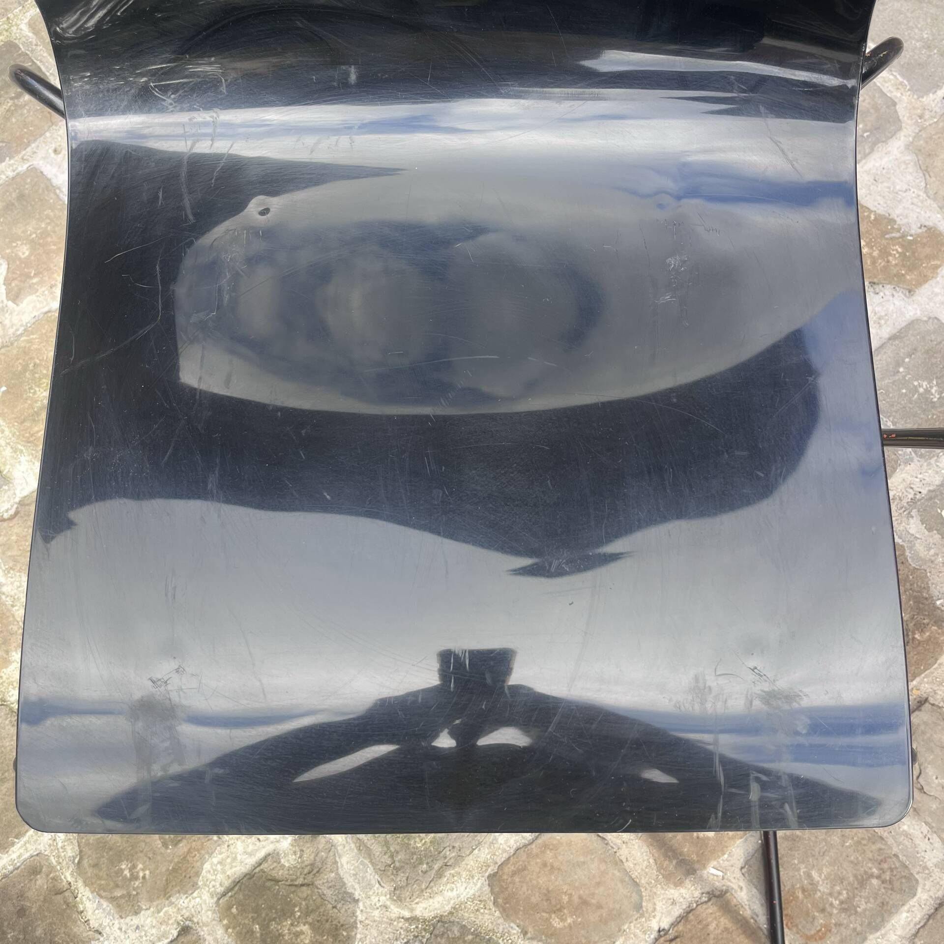 2 polycarbonate chairs 1980