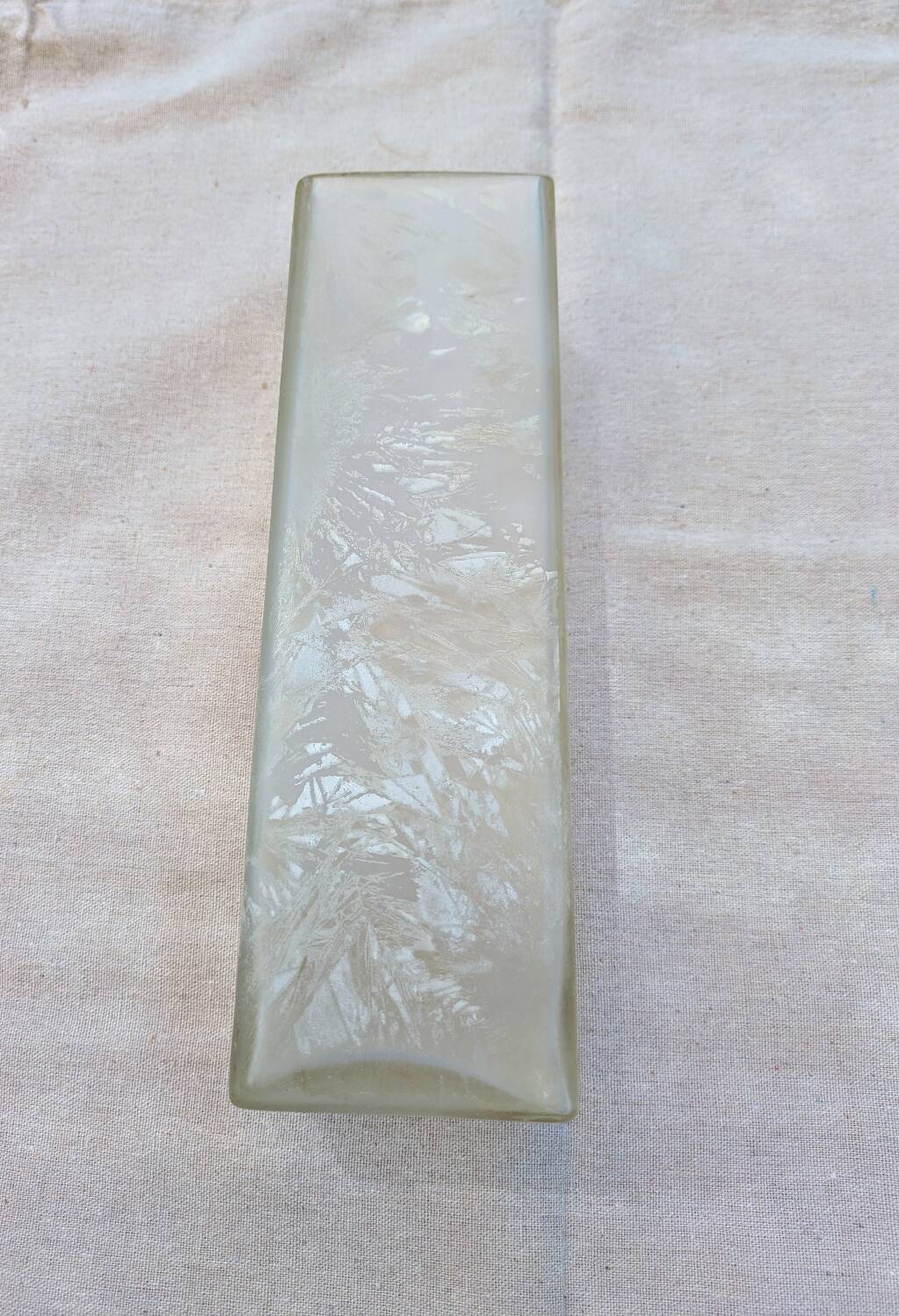Large Art Deco crystal vase 26 cm