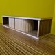 Design Desk Veneered With Zebra Wood, Circa 1980s/90s