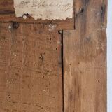 Antique mirror in a gilded wooden frame in the Louis XVI style, 19th century, 62x78 cm.