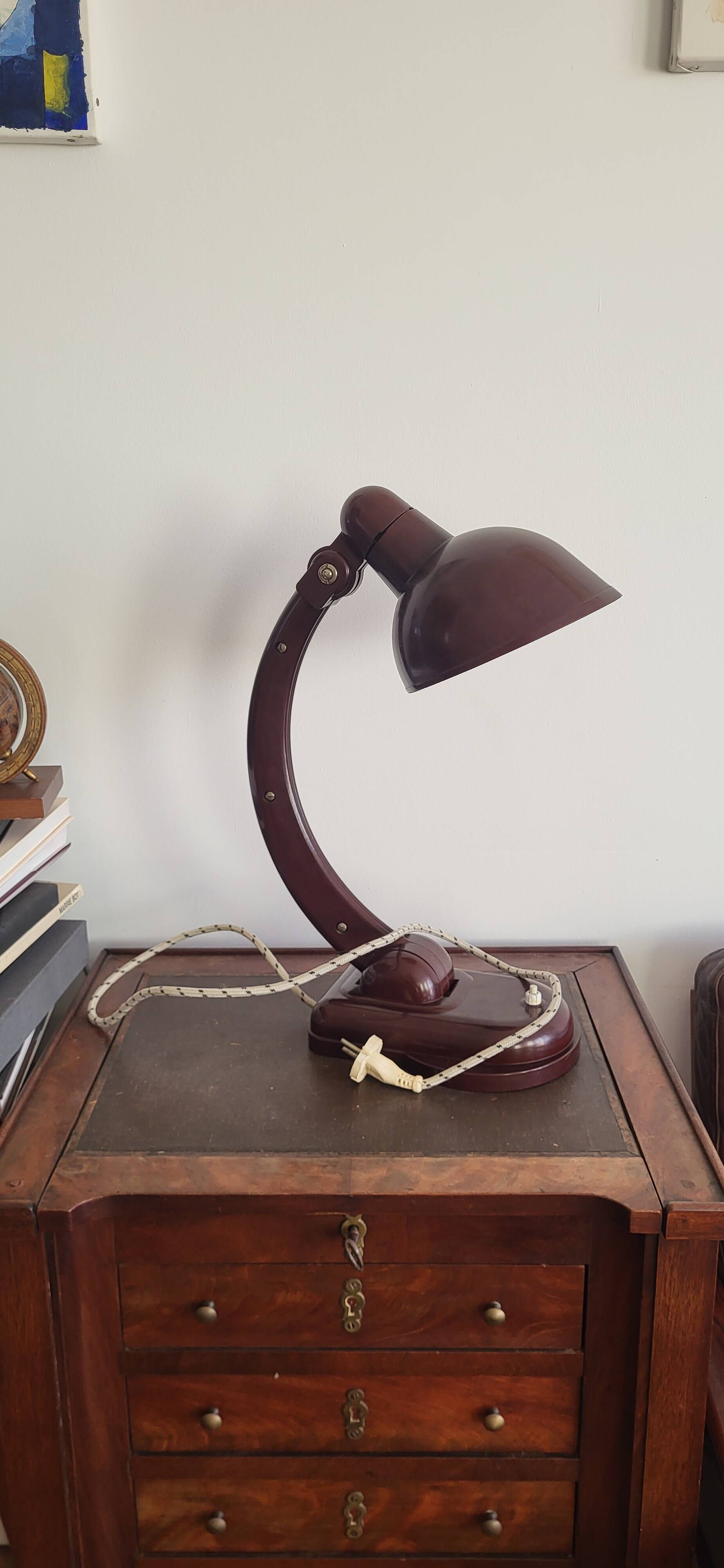Lampe Sigma en Bakélite par Christian Dell pour Römmler