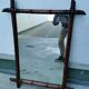 Vintage bamboo mirror (90x80)