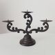 Old enamelled cast iron chandelier