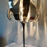 Pair of chrome lamps