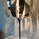 Pair of chrome lamps