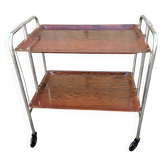 Vintage rolling dessert trolley