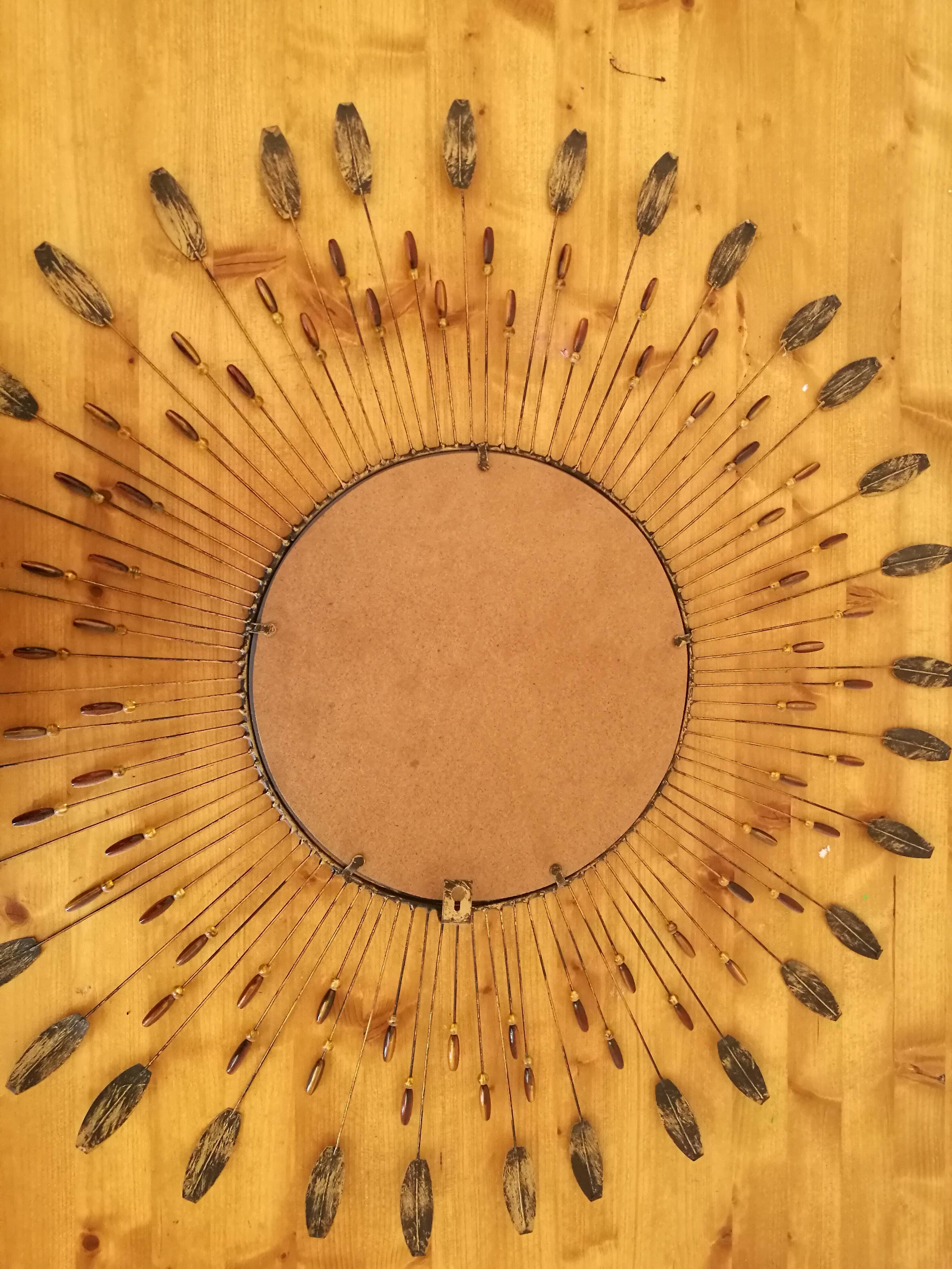 Ethnic mirror 75x75cm