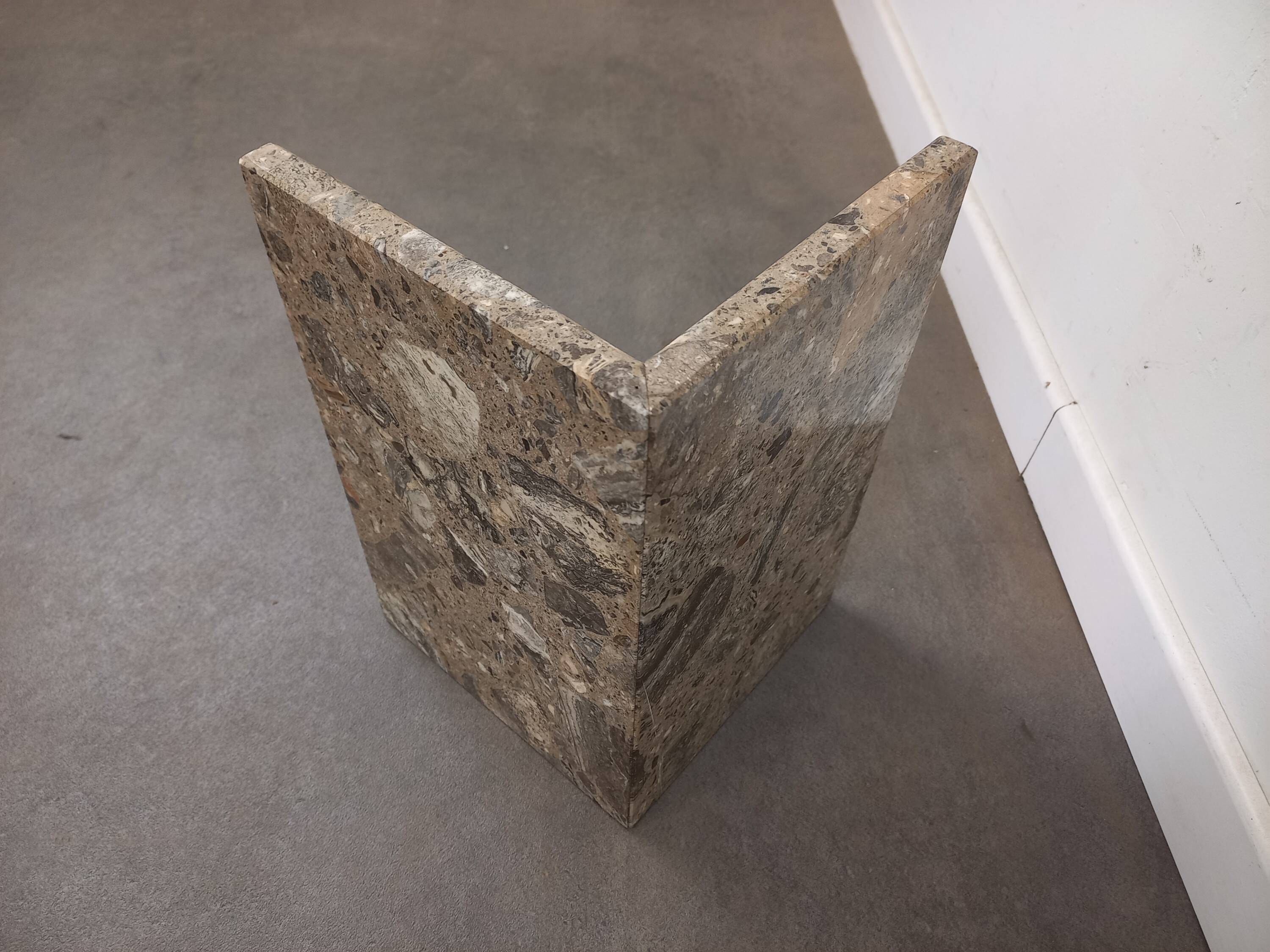 Vintage coffee table in reconstituted stone