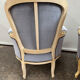 Pair of cabriolet armchairs in Louis XV style