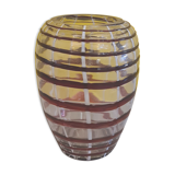 Glass vase late 1900s