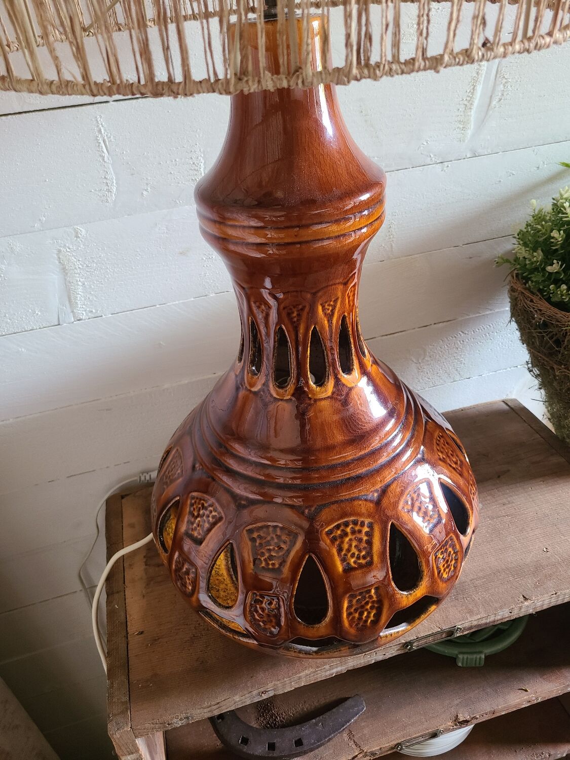 Vintage ceramic lamp