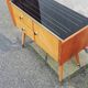 Commode vintage 2 tiroirs 1 porte