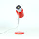 Lampe de table en chrome et métal rouge, par Josef Hurka pour Napako années 1960