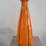 Vase en verre opaliné orange