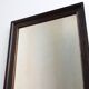 Belgian Art Deco Wooden Mirror with Aged Glass, ca. 1930