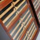 English Haberdashery Shop Cabinet with Glass Fronted Folding Doors, Ca 1920