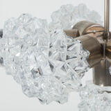 Cut-glass ceiling lamp from Kamenický Šenov, 70s