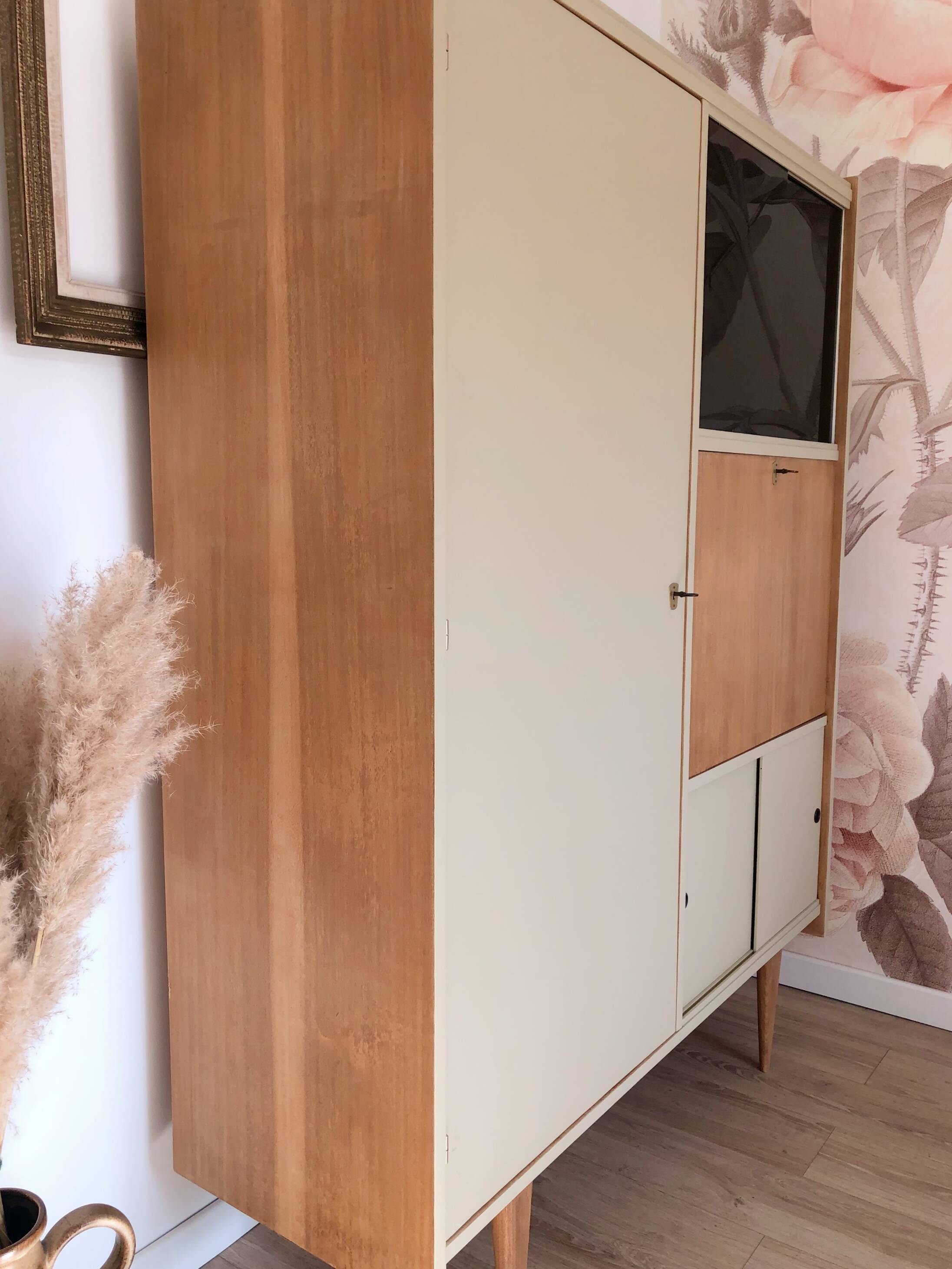 Wardrobe / secretary 50s restyled