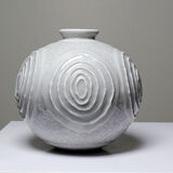 Small round porcelain vase in Art Deco style 1935