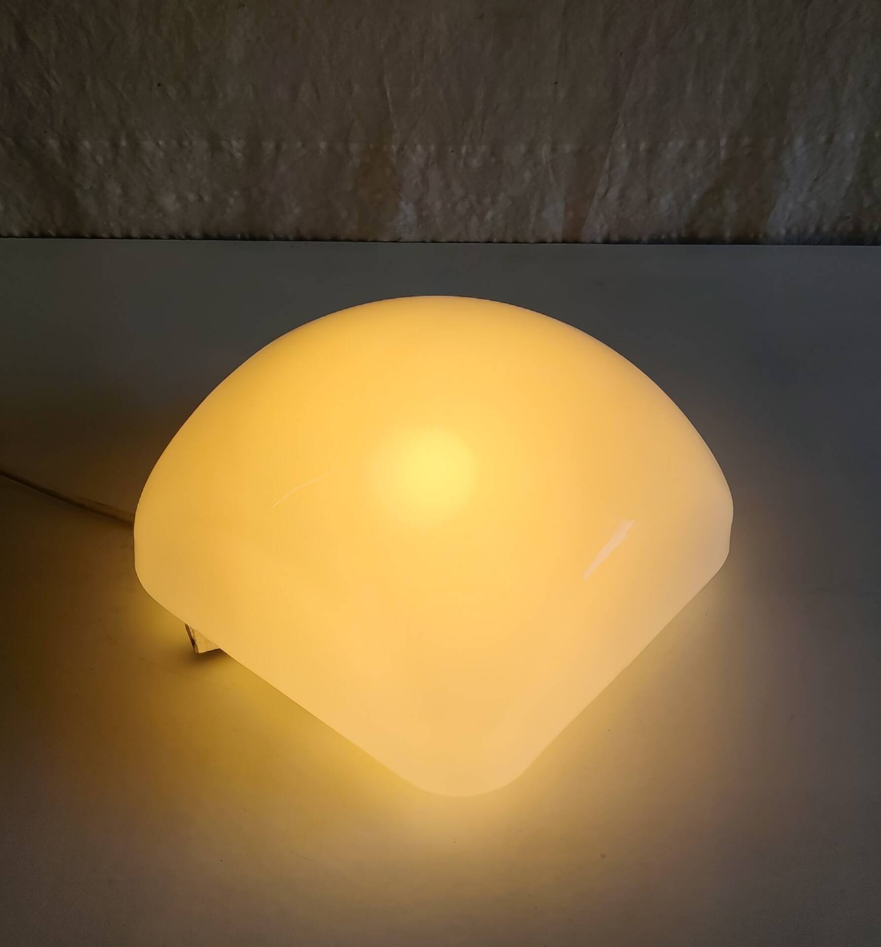 Ceiling light or opaline globe wall light - mid 20th century.