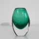 Vintage Scandinavian glass vase sommerso 1960