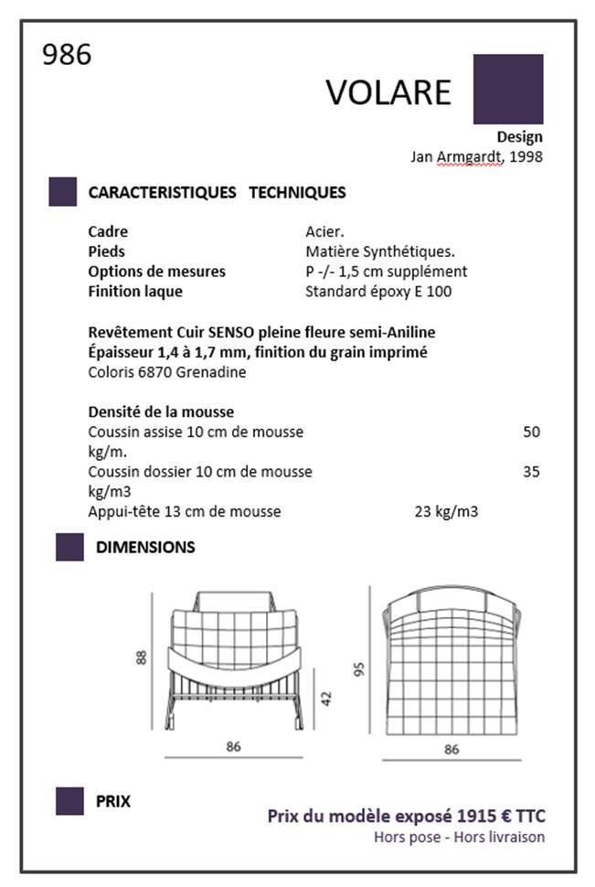 Contemporary design, Volare armchair by Jan Armgardt, 20th century