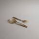 Horn serving cutlery