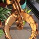 Suspension rotin vintage