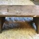 Wooden handcrafted footrest