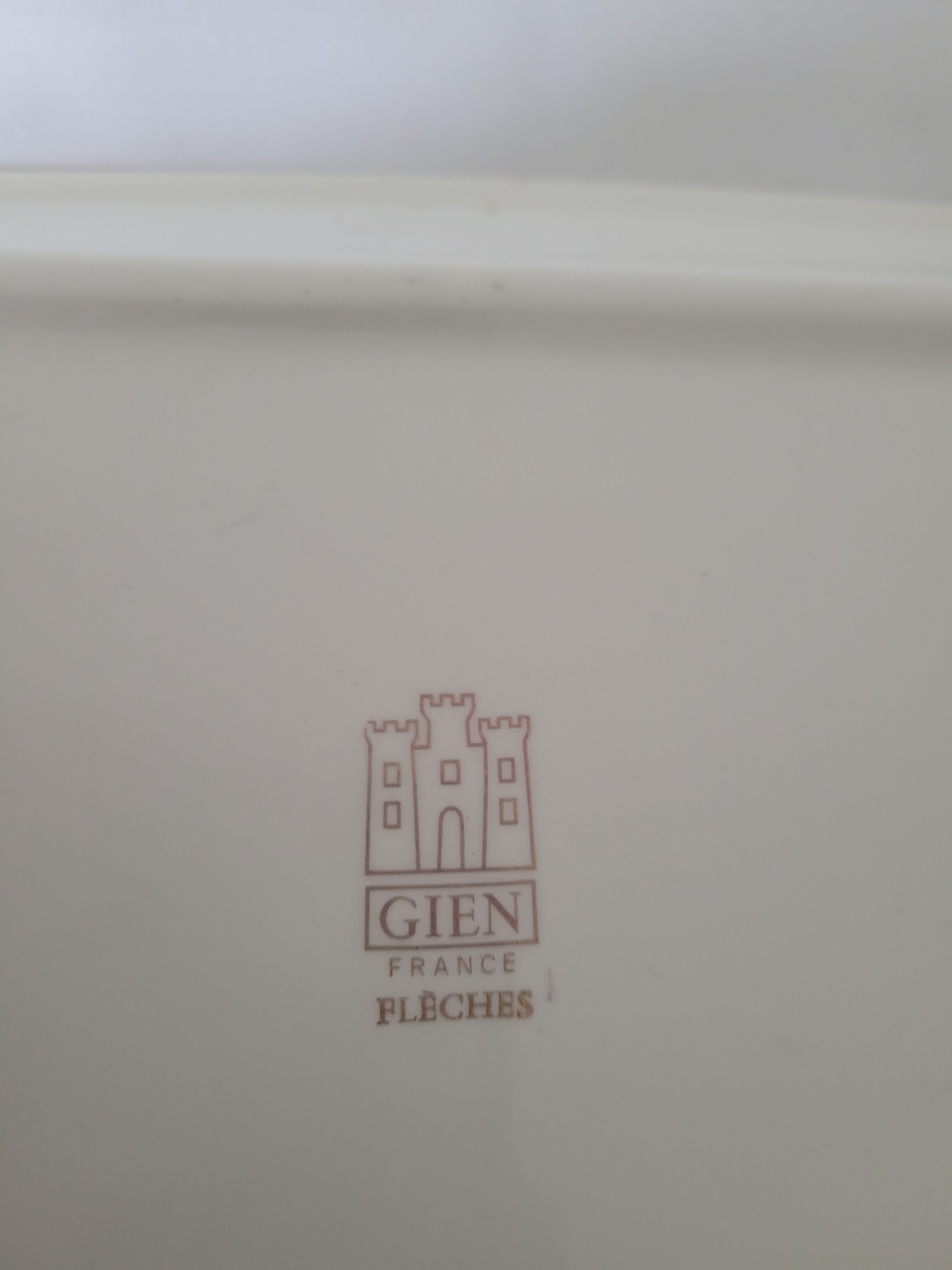 Ashtray Fleches faience of Gien