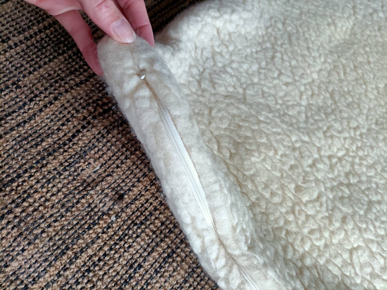 Housses de Coussins Mouton véritable