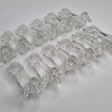 Set of 12 vintage dachshund knife holders, 70s