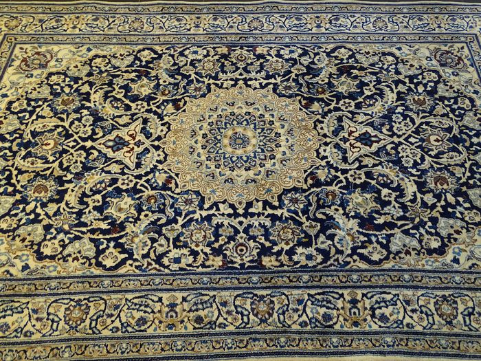 Naïn laine persian carpet - silk circa 1980