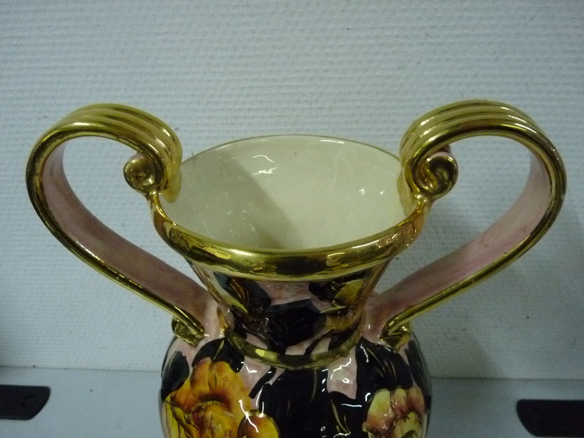 Vase amphora handles Vallauris