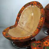 Ball Chairs Space Age Vintage, 1970s, Set of 2