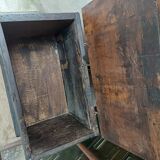 Small French chest from the 17th century in its own juice.