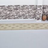 Anatolian Handknotted White Turkish Runner sku 2073